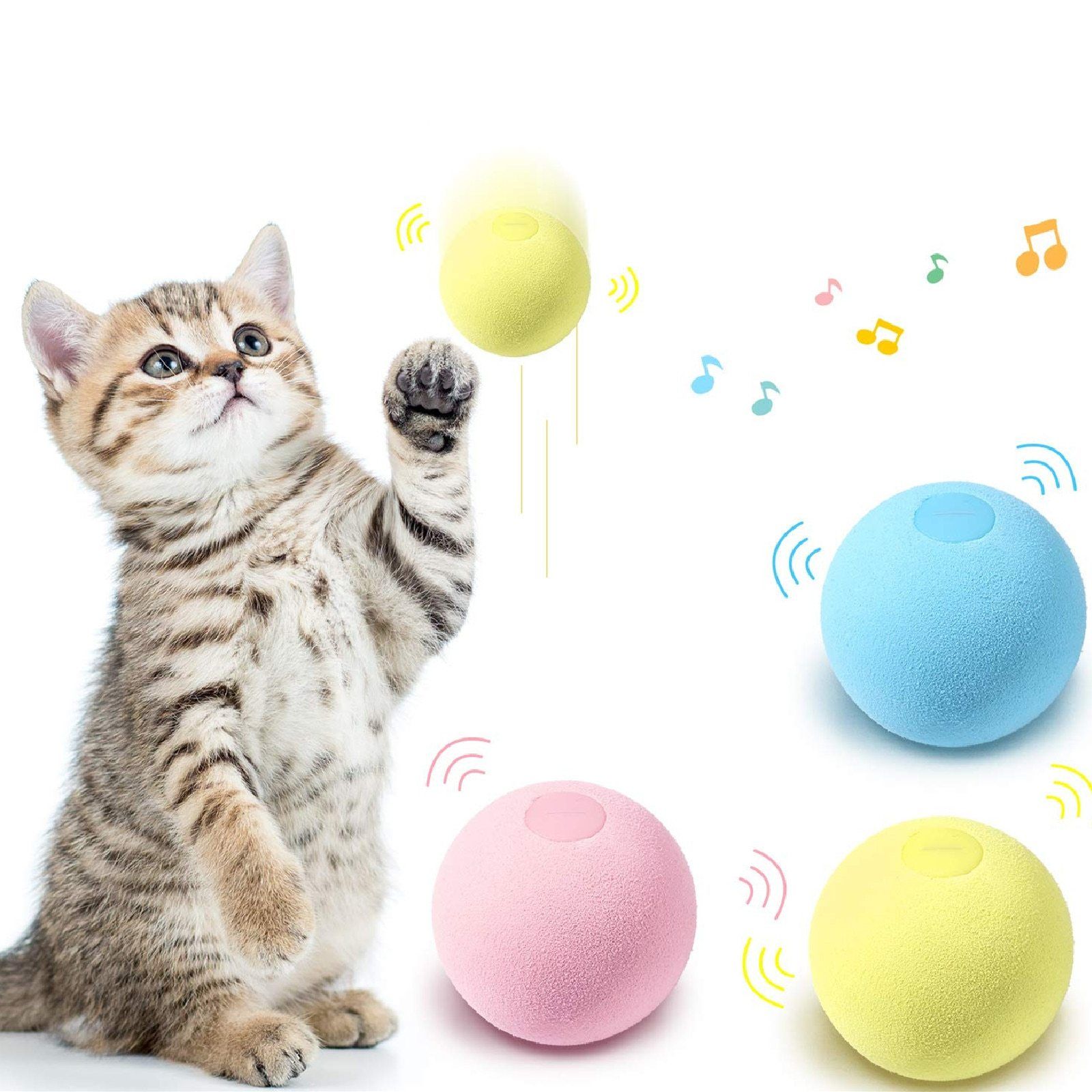 SmartBall™ - Balle intelligente d'apprentissage pour chat - EasyShop